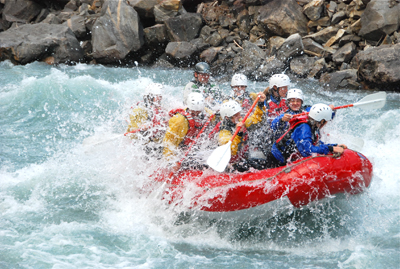 White-water rafting is just one of the many outdoor activities around Revelstoke. Photo provided by Tourism Revelstoke.